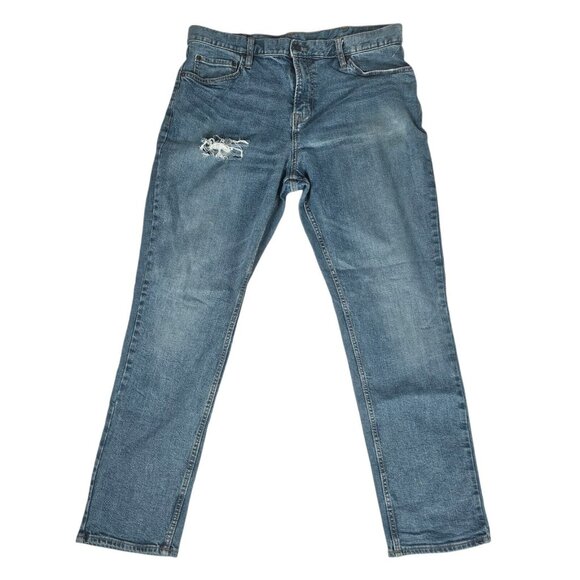 Old Navy Other - Old Navy Men's Size 38x32 Straight Leg Light Wash 100% Cotton Denim Jeans